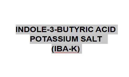 INDOLE-3-BUTYRIC ACID POTASSIUM SALT (IBA-K) Characteristics and Application 